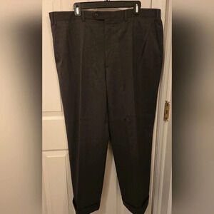 Brioni dress pants, charcoal gray
